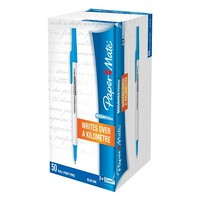 Pen Papermate Kilometrico Ballpoint Medium Blue Box 50