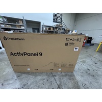 PROMETHEAN ACTIVPANEL SERIES 9 86 INTERACTIVE PANEL WITH WIFI DONGLE - OPEN DAMAGED BOX