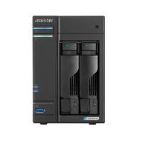 Asustor AS6602T 2 Bay NAS Intel Celeron J4125 2.0GHz 4GB DDR4 8GB eMMC 2xGbE HDMI 3xUSB3 2xeSATA WoL S/PDF Windows Mac OS Linux 24/7 Mobile App