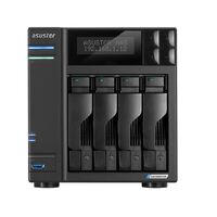 Asustor AS6604T 4 Bay NAS Intel Celeron J4125 Quad Core 2.0GHz 4GB DDR4 2x2.5GbE 2xM.2 NVMe SSD 3xUSB 4K HDMI WoL WoW AES-256 Encryption 3yrs ~AS6404T