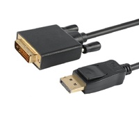 Astrotek DisplayPort DP to DVI-D Male to Male Cable 2m  24+1 Gold plated Supports video resolutions up to 1920x1200/1080P Full HD @60Hz