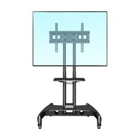 HEIGHT ADJUSTABLE TROLLEY FOR TV SCREEN SIZE 40-65 MAX 45.5KG