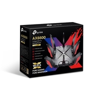 TP-Link Archer GX90 AX6600 Tri-Band Wi-Fi 6 Gaming Router, 1.5 GHz Quad-Core CPU, OneMesh, 8 antennas, Beamforming, OFDMA, MU-MIMO, 2.5 Gbps WAN/LAN