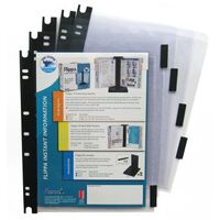 Display System Arnos Flippa Panels Top Opening Clear B191 Pack 5