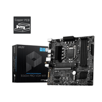 MSI B560M PRO-VDH WIFI Intel mATX Motherboard, 4x DDR4 ~128GB, 1x PCI-E x16, 2x PCI-E x1, 2x M.2, 6x SATAIII, 4x USB 3.2, 2x USB 2.0