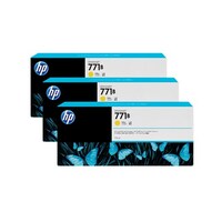 HP 771B 775ML YELLOW DESIGNJET INK CARTRIDGE 3-PACK - Z6200/Z6800/Z6810