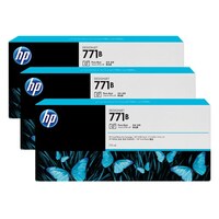 HP 771B 775ML PHOTO BLACK DESIGNJET INK CARTRIDGE 3-PACK - Z6200/Z6800/Z6810