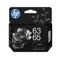 HP 63/65 BLACK ORIGINAL INK CARTRIDGE