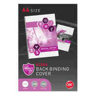 Binding Cover Ibico Gloss White BCG250W100 Pack 100