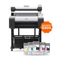 IPFTM-250 24 LARGE FORMAT PRINTER W/ STAND & SCANNER & INKS