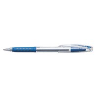 Pen Pentel Hyperb/Superb Ballpoint Rubber Grip 1.0mm BK101MCE Box 12 Blue 