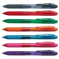 Pen Pentel BL107 Energel X Gel Roller Retractable Black Box 12