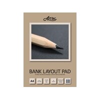 Layout Pad Bank A4 Arttec 50gsm Pad of 50 AcidFree Sheets