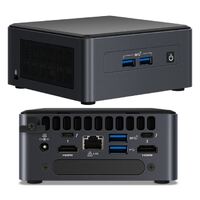 INTEL NUC MINI PC, i7-1185G7, DDR4(0/2), M.2(0/1), 2.5"(0/1), WL, NO P/CORD, VPRO, 3YR RTB