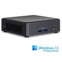 INTEL NUC ULTRA MINI PC KIT, i7-1165G7, DDR4 (0/2), M.2(0/1), NO PWR  ,3YR WTY