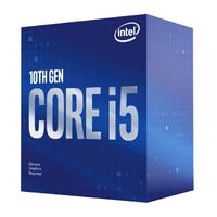 Intel i5-10400F CPU 2.9GHz (4.3GHz Turbo) LGA1200 10th Gen 6-Cores 12-Threads 12MB 65W Graphic Card Required Retail Box 3yrs