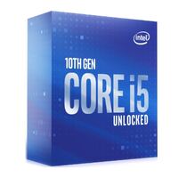 Intel i5-10600K CPU 4.1GHz (4.8GHz Turbo) LGA1200 10th Gen 6-Cores 12-Threads 12MB 95W UHD Graphic 630 Retail Box 3yrs Comet Lake no Fan
