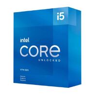 Intel i5-11600KF CPU 3.9GHz (4.9GHz Turbo) 11th Gen LGA1200 6-Cores 12-Threads 12MB 125W Graphic Card Required Unlocked Retail Box 3yrs