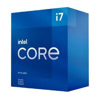 Intel i7-11700F CPU 2.5GHz (4.9GHz Turbo) 11th Gen LGA1200 8-Cores 16-Threads 16MB 65W Graphic Card Required 750 Retail Box 3yrs Rocket