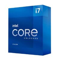 Intel i7-11700K CPU 3.6GHz (5.0GHz Turbo) 11th Gen LGA1200 8-Cores 16-Threads 16MB 125W UHD Graphics 750 Unlocked Retail Box 3yrs no Fan