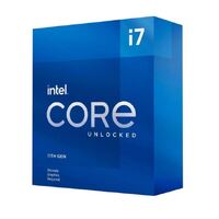 Intel i7-11700KF CPU 3.6GHz (5.0GHz Turbo) 11th Gen LGA1200 8-Cores 16-Threads 16MB 125W Graphic Card Required Unlocked Retail Box 3yrs no Fan