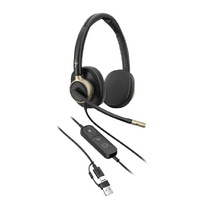 HP POLY MISSION 825 STEREO USBWIRED HEADSET