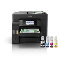 EPSON WORKFORCE ET-5800 ECOTANK 4 COLOUR MFP  BONUS CMYK INK BOTTLES