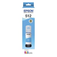 EPSON ECOTANK T512 CYAN INK BOTTLE ECOTANK ET-7700 ET-7750