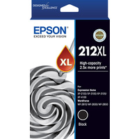 EPSON 212XL BLACK INK FOR XP-4100 XP-3105 XP-3100 XP- 2100 WF-2850 WF-2830 WF-2810