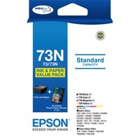 73/73N 4 INK CART  GPP 4X6 20 SHEETS BUNDLE PACK C79 CX3900/4900/5900/6900F