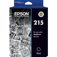 EPSON 215 PIGMENT BLACK INK FOR WORKFORCE WF-100