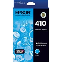 EPSON 410 STD CAP CLARIA PREMIUM CYAN INK CART XP-530 XP-630