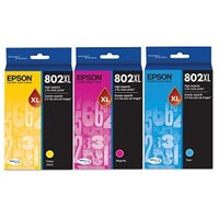 EPSON 802XL 3 COLOUR INK PACK WF-4720 WF-4740 WF-4745