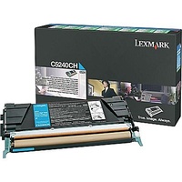 LEXMARK CYAN PREBATE TONER YIELD 5000 PAGES FOR C524N C532 C534