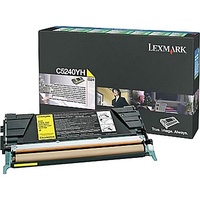 LEXMARK YELLOW PREBATE TONER YIELD 5000 PAGES FOR C524N C532 C534