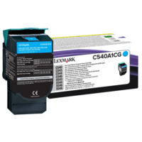 C540A1CG CYAN TONER YIELD 1000 PAGES FOR C540 C543 C544 X543 X544