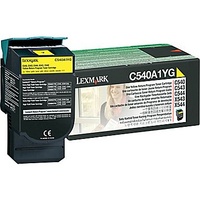 C540A1YG YELLOW TONER YIELD 1000 PAGES FOR C540 C543 C544 X543 X544