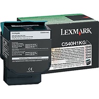 LMC540H1KG BLACK TONER YIELD 2.5K PAGES FOR C540 C543 C544 X543 X544