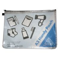 Handy Pouch A3 Zippered C641A3 Colby Black 