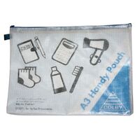 Handy Pouch A3 Zippered C641A3 Colby Blue 