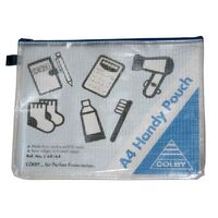 Handy Pouch A4 Zippered C641A4 Colby Blue 