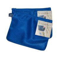 Mesh Bag A5 Zippered Colby  C642A5 Blue