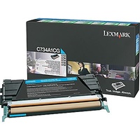 C734A1CG CYAN TONER PREBATE YIELD 6000 PAGES FOR C734 C736