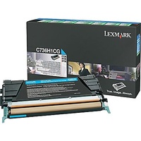 C736H1CG CYAN TONER PREBATE YIELD 10000 PAGES FOR C736