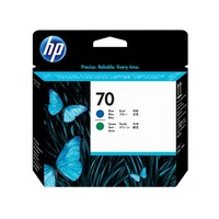 HP 70 BLUE AND GREEN PRINTHEAD - Z2100/3100/Z3200 