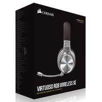 Corsair Virtuoso Wireless SE RGB, Espresso 7.1 Headset. High Fidelity Ultra Comfort, Broadcast Grade 9.5mm Microphone,  USB and 3.5mm Headphone