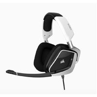 Corsair VOID Elite White USB Wired Premium Gaming Headset with 7.1 Audio, Headphone, Frequency Response 20Hz - 30 kHz. Headset (LS) > HS65 & HS80