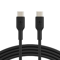 BELKIN BOOSTCHARGE 1M USB-C TO USB-C CHARGE/SYNC CABLE, BLACK, 2 YRS