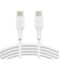 BELKIN BOOSTCHARGE 2M USB-C TO USB-C CHARGE/SYNC CABLE, WHITE, 2 YRS