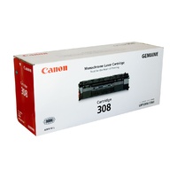 CANON CART308BK BLACK TONER FOR LBP3300 LBP3360 2.5K